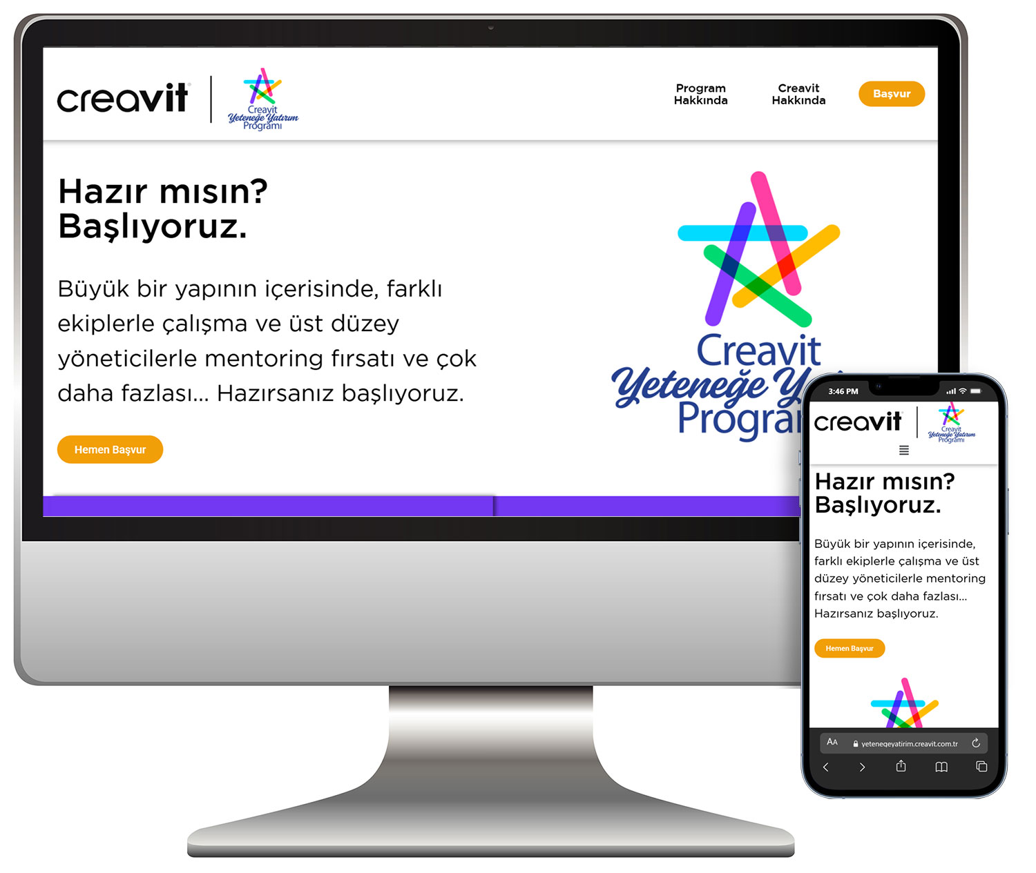 Creavit Geleceğe Yatırım Projesi Mikro Site